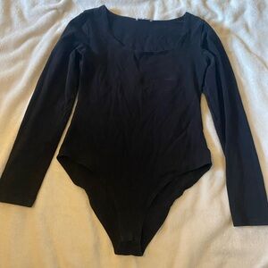 Black Long Sleeve Bodysuit